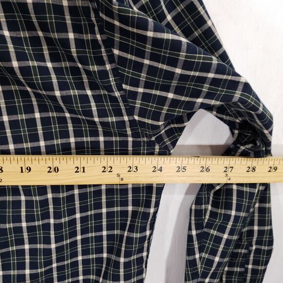 Vintage Chaps Ralph Lauren Shirt Men Large Plaid Cabincore Retro 90s Button Down - Picture 6 of 10